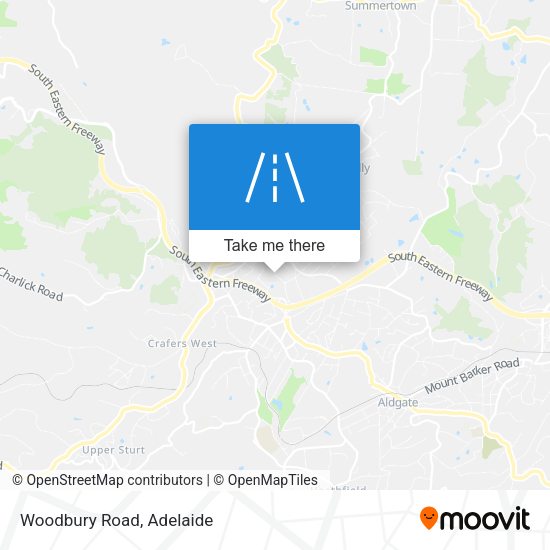 Woodbury Road map