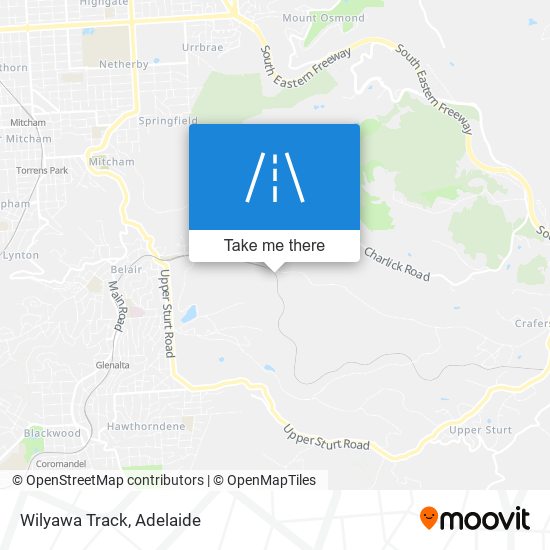 Wilyawa Track map