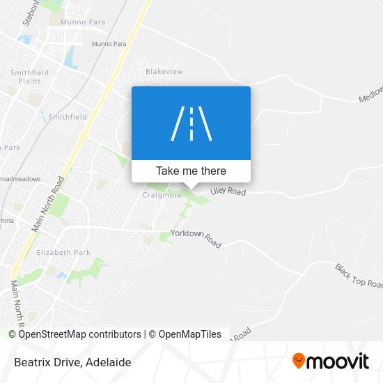 Beatrix Drive map