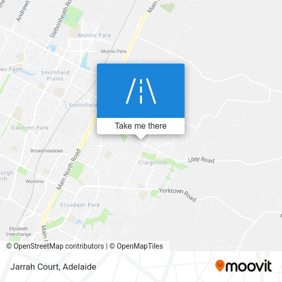 Jarrah Court map