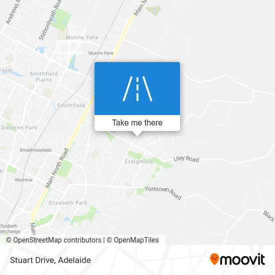 Mapa Stuart Drive