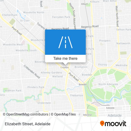 Elizabeth Street map
