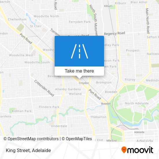 King Street map