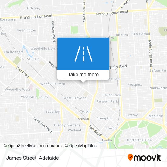 James Street map