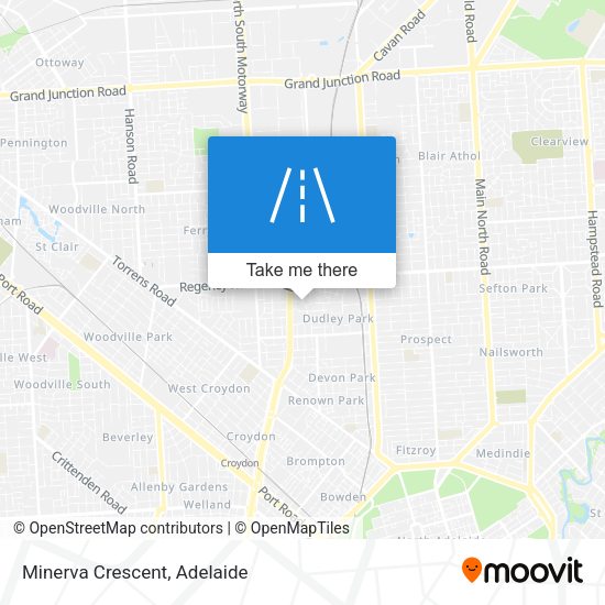 Minerva Crescent map