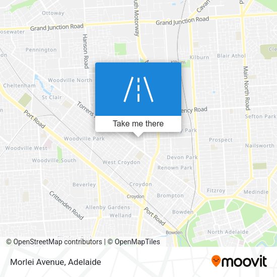 Morlei Avenue map