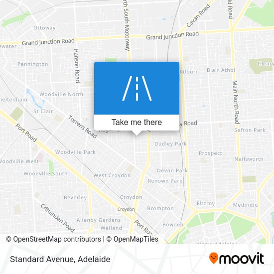 Standard Avenue map