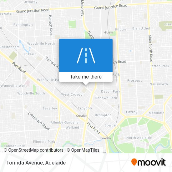 Torinda Avenue map