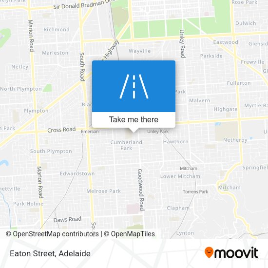 Eaton Street map