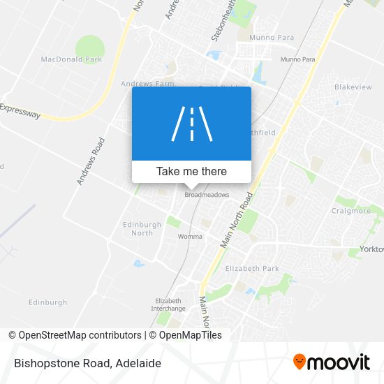 Bishopstone Road map
