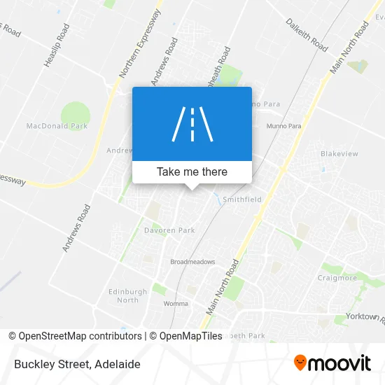 Buckley Street map