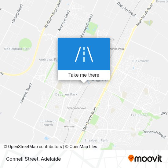 Connell Street map