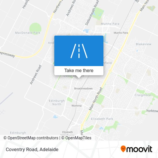 Coventry Road map