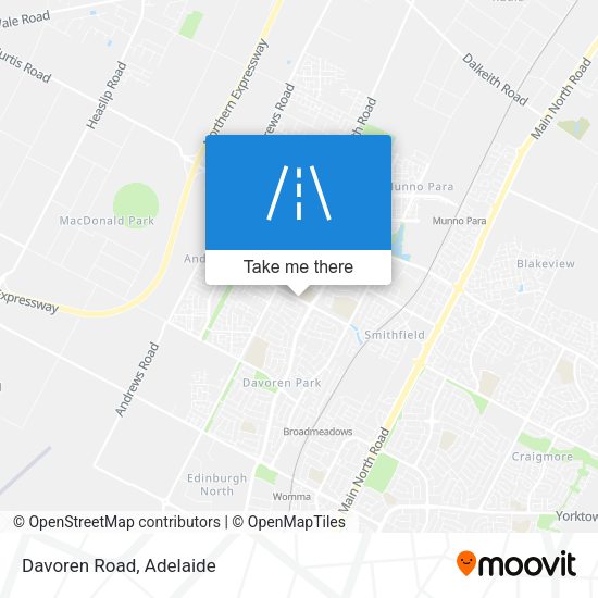 Davoren Road map