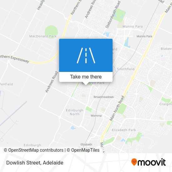Dowlish Street map