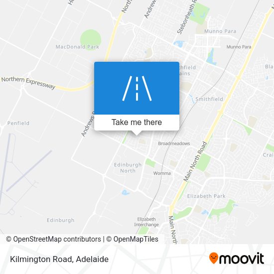 Kilmington Road map