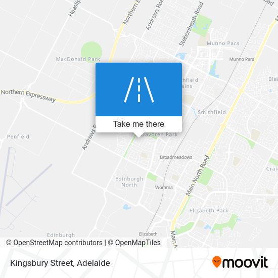 Kingsbury Street map