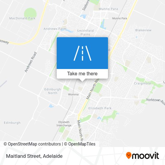 Maitland Street map