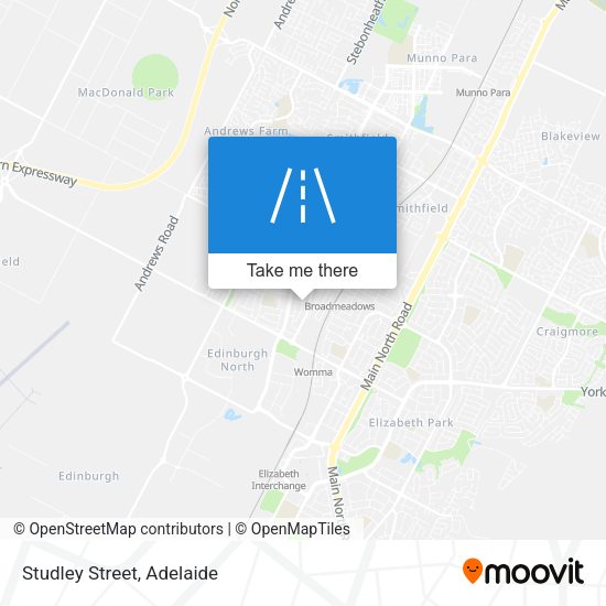 Studley Street map