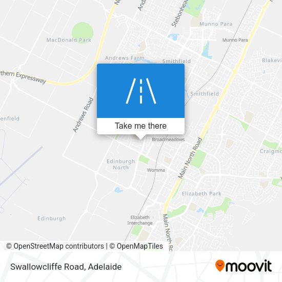 Swallowcliffe Road map
