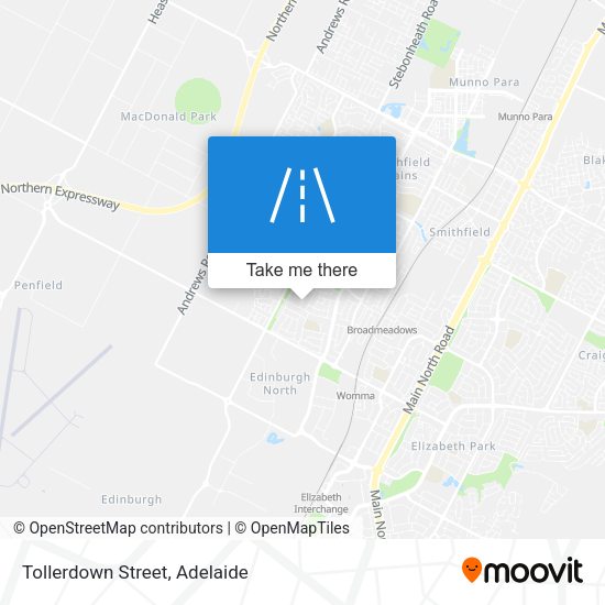 Tollerdown Street map