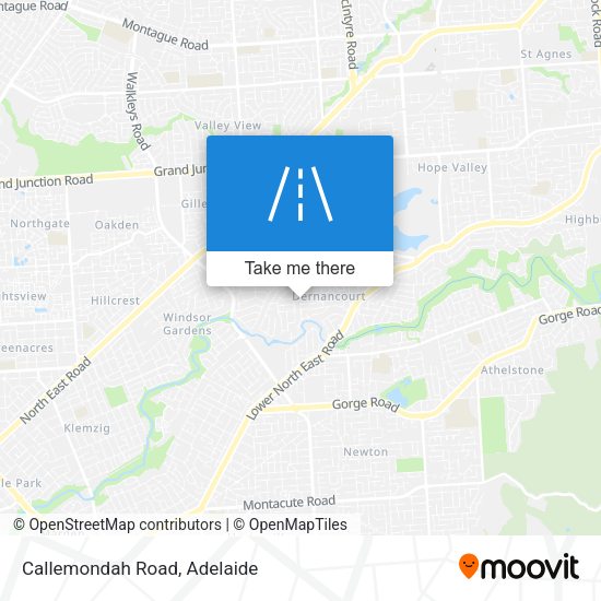 Callemondah Road map