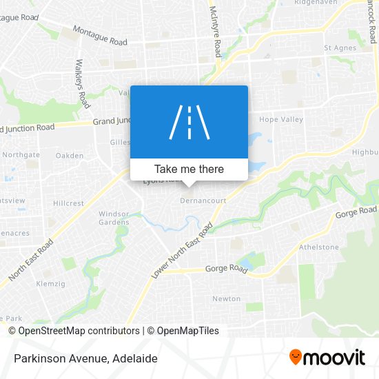 Parkinson Avenue map