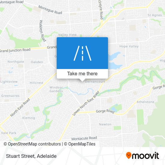 Stuart Street map