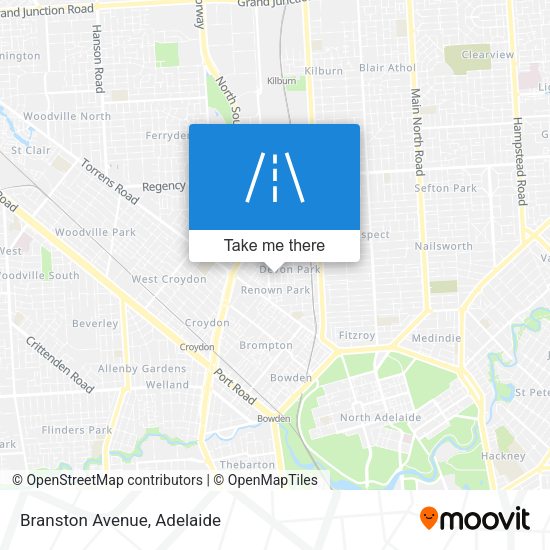 Branston Avenue map