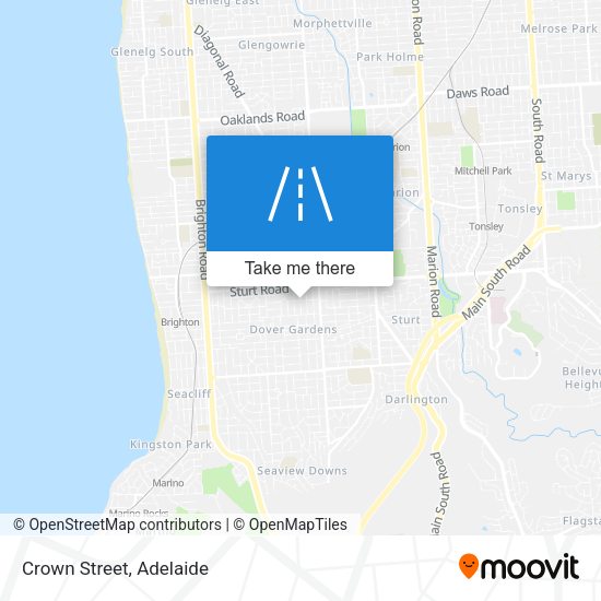 Crown Street map
