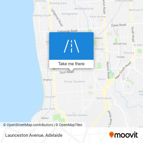 Launceston Avenue map