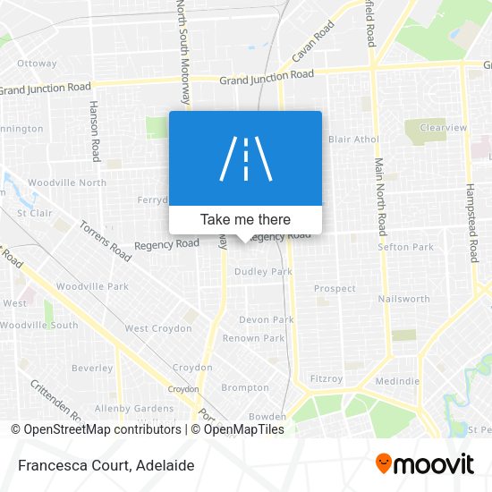 Francesca Court map