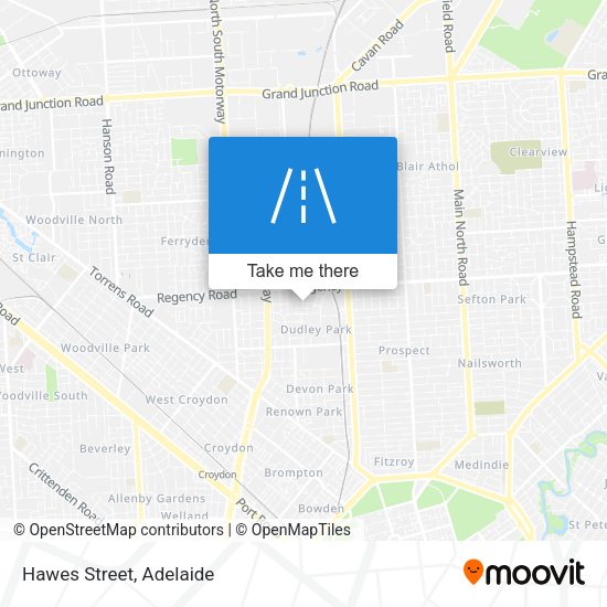 Hawes Street map