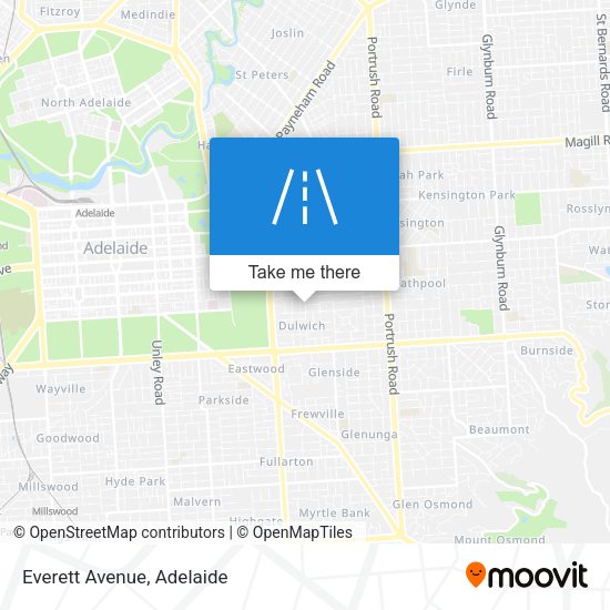 Everett Avenue map