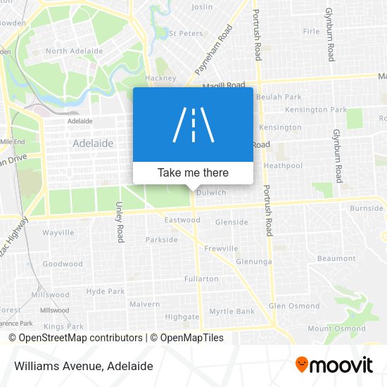 Williams Avenue map
