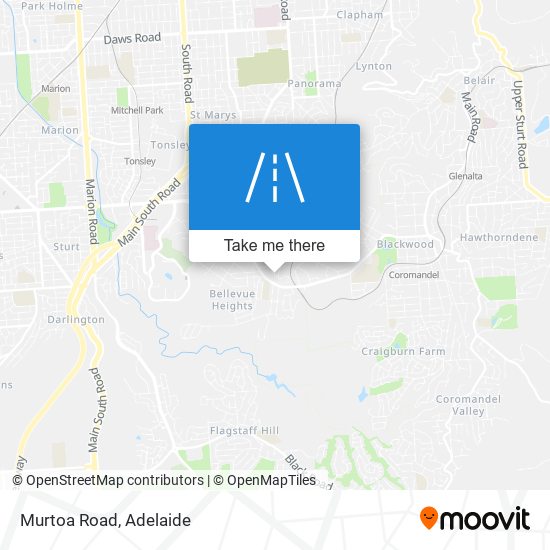 Murtoa Road map