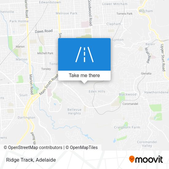 Ridge Track map