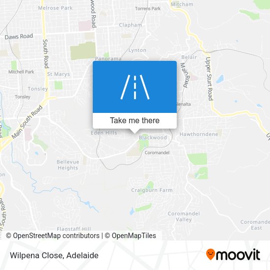 Wilpena Close map