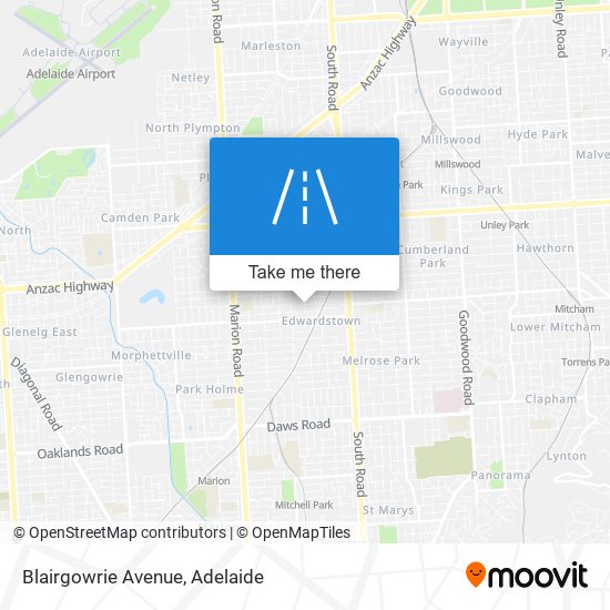 Blairgowrie Avenue map