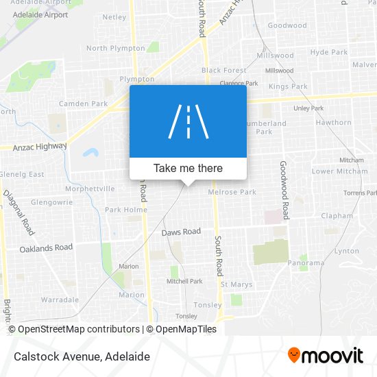 Calstock Avenue map