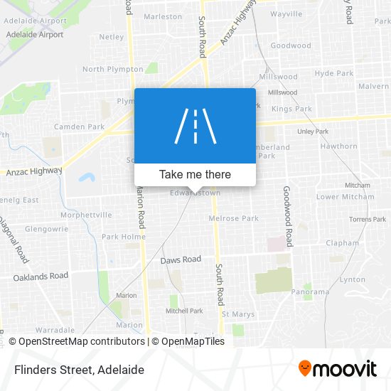 Flinders Street map