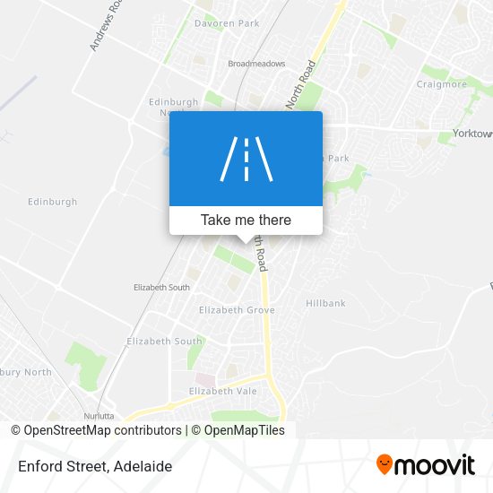 Enford Street map