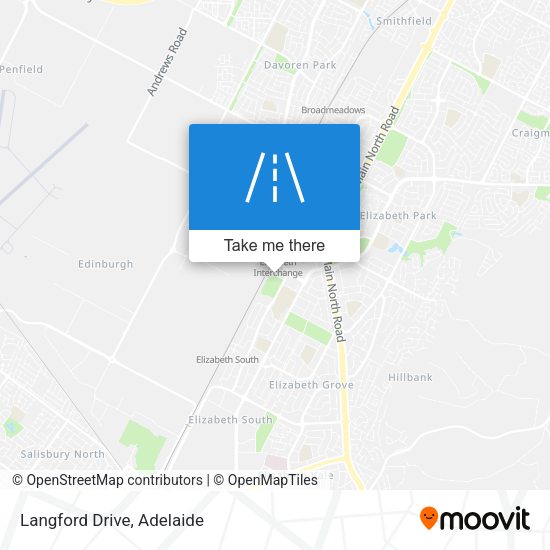 Langford Drive map