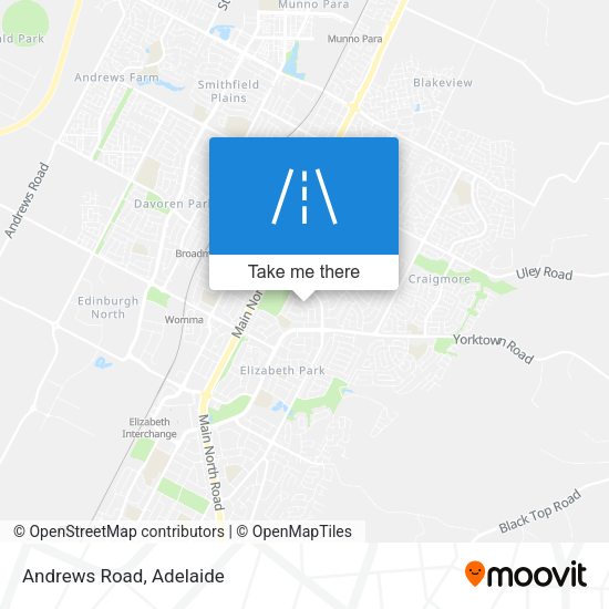 Andrews Road map