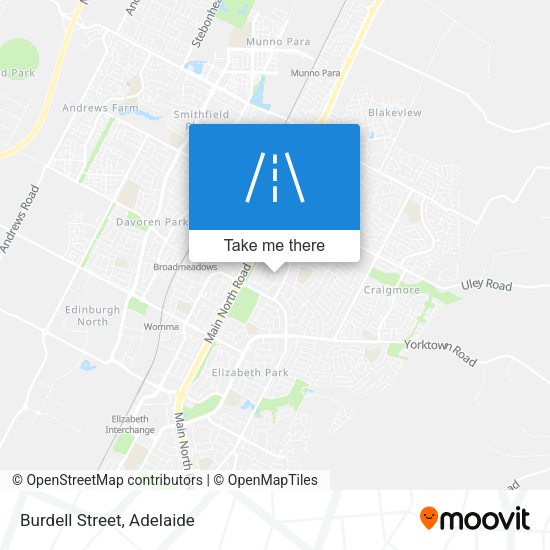 Burdell Street map