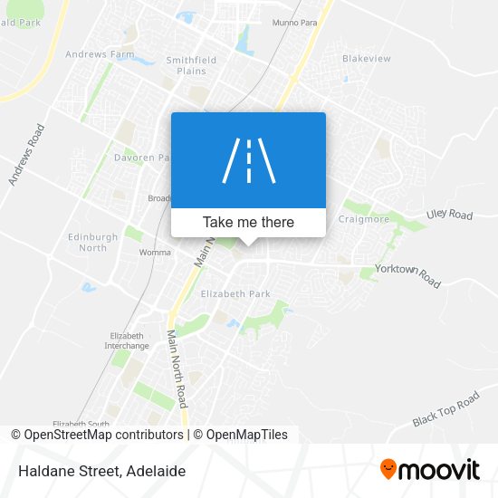 Haldane Street map