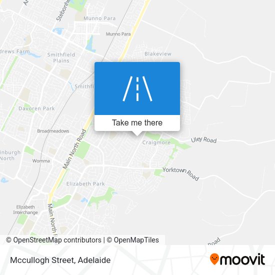Mccullogh Street map