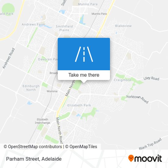 Parham Street map