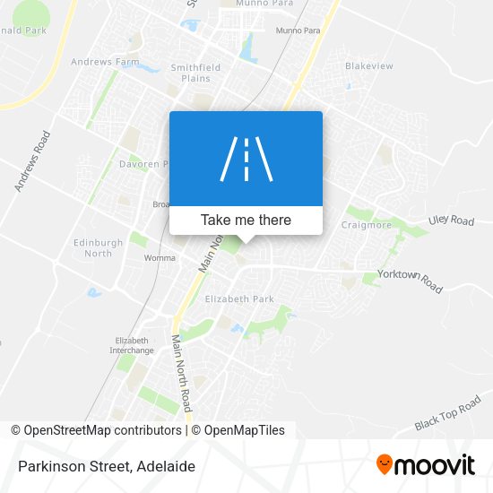 Parkinson Street map