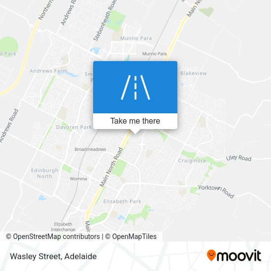 Wasley Street map